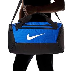 >Ⓜ️BRASILIA ROYAL BLUE BLACK DUFFEL GYM BAG 9 BRAND NEW WIDE: 20”, HIGH 10.5” IN